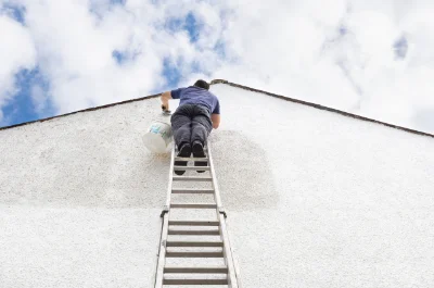 Peinture extérieure à Baudreville — façades et ravalement